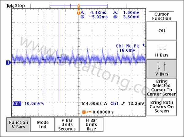  圖10. 在VCO電源端增加旁路電容后減小了噪聲。-深圳宏力捷
