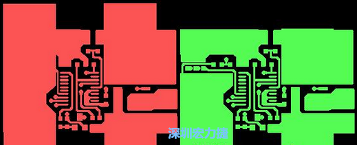 此操作可使文件中大部分的焊盤(pán)輸出后仍為焊盤(pán)，不會(huì)成為線性焊盤(pán)，并且不會(huì)產(chǎn)生像下圖一樣的短路情況