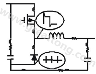 我們的設(shè)計(jì)范例顯示，有高達(dá)3A的電流必須從接地流回到源端(一個(gè)24V汽車電池或一個(gè)24V電源)。